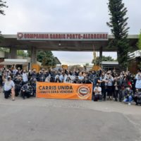 Rodoviários têm mais um dia de luta em defesa de seus empregos e da CARRIS pública em Porto Alegre