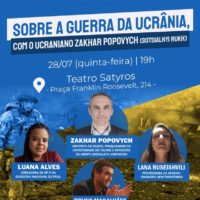Dirigente socialista ucraniano em visita ao Brasil