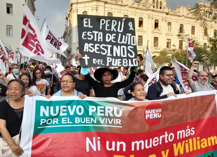 Peru: “A mobilização e a luta continuam até que se vá a assassina Boluarte”