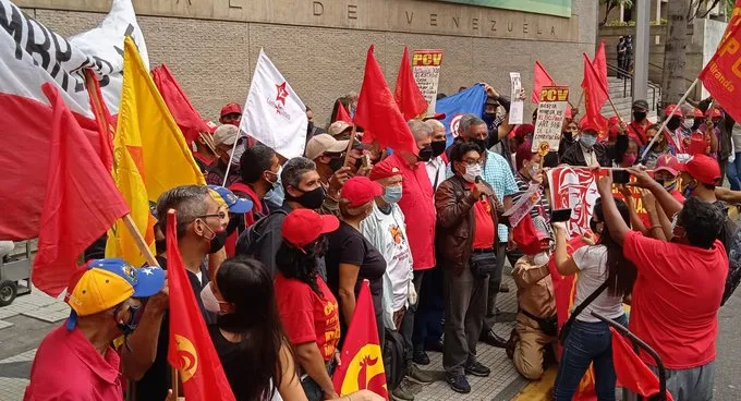Não à judicialização do Partido Comunista da Venezuela