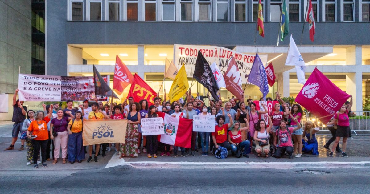 Atos de solidariedade ao povo peruano acontecem novamente em cidades brasileiras
