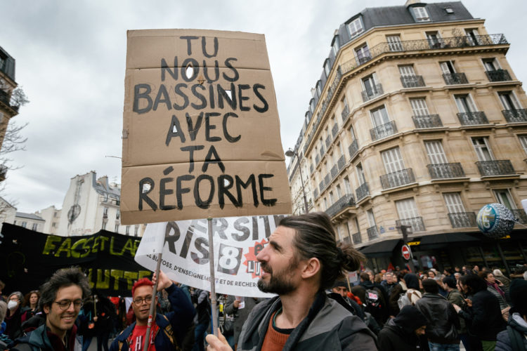 A mobilização na França contra a reforma da aposentadorias não quer virar a página