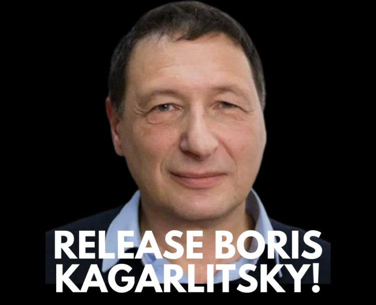 Solidariedade para o socialista russo antiguerra Boris Kagarlitsky