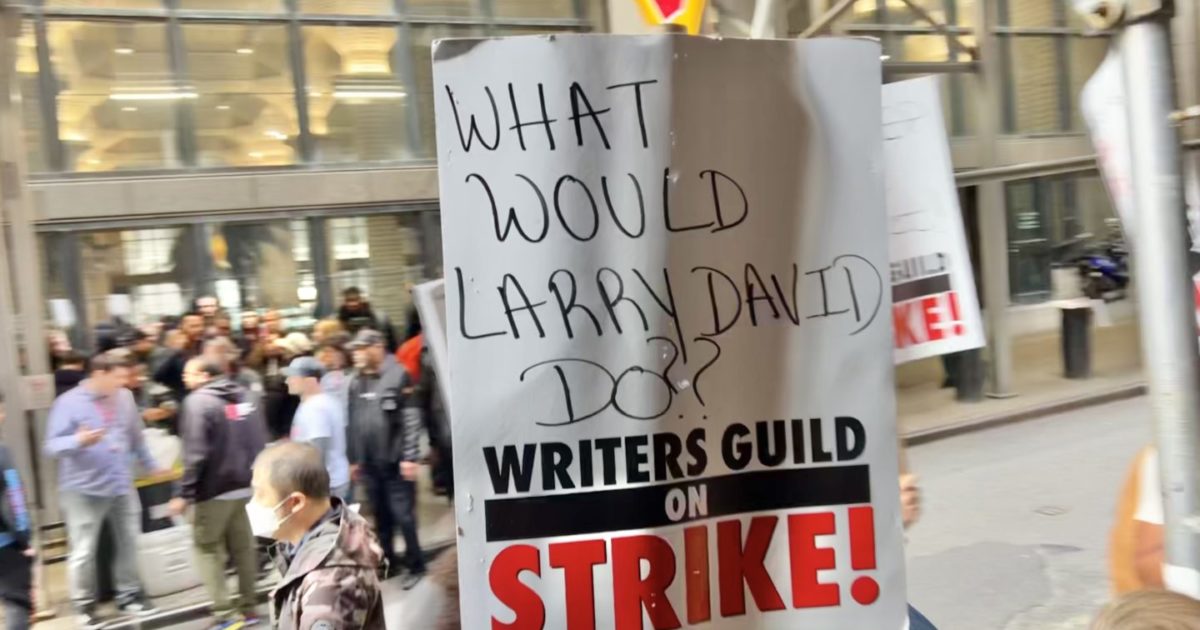 A greve do sindicato de roteiristas nos EUA