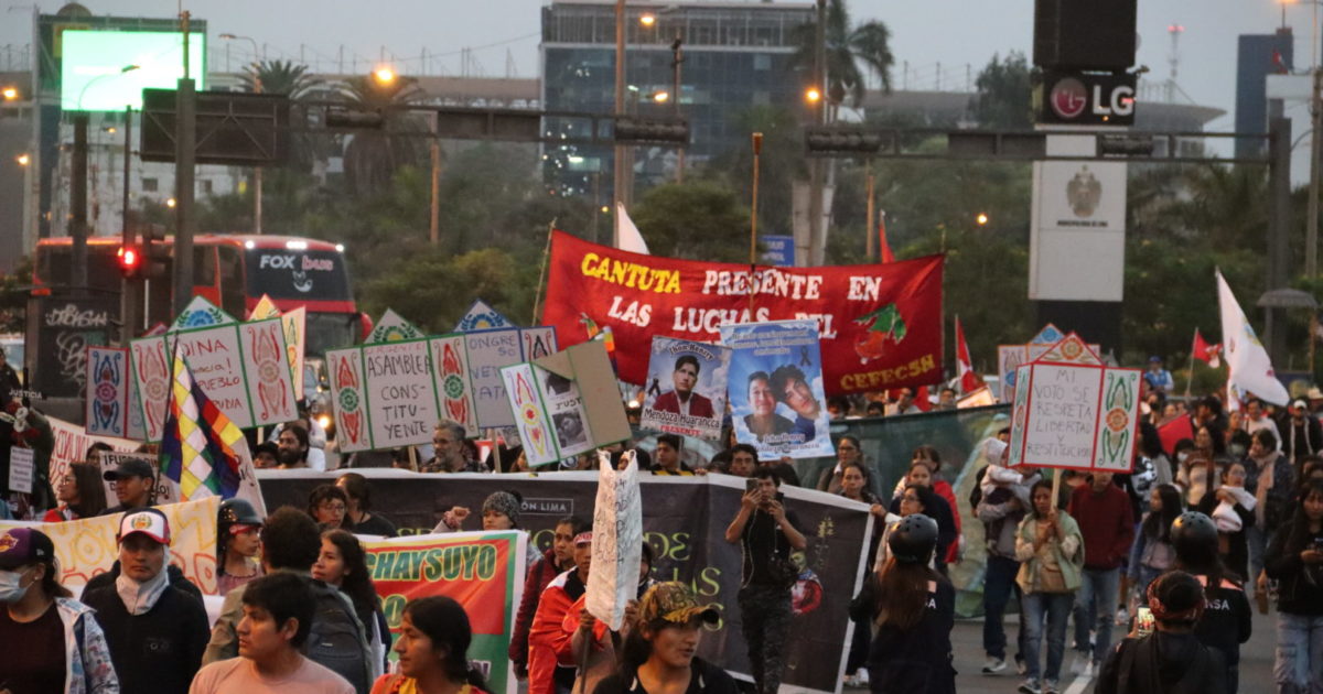 Lula debería condenar la represión y las muertes en Perú