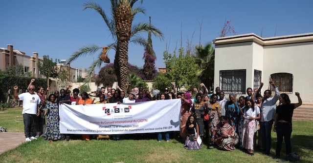 Sucesso do Conselho Internacional do CADTM em Marrakech na véspera da cúpula contra o Banco Mundial e o FMI