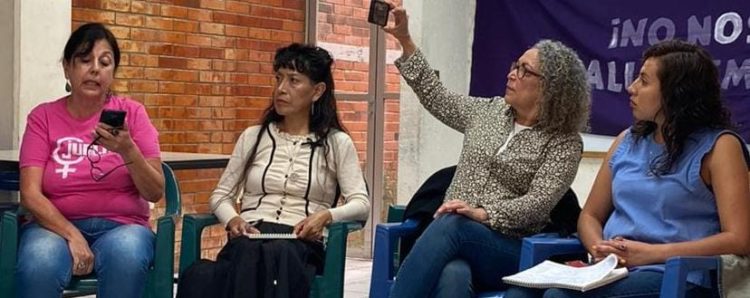 Coletivo Juntas participa de atividade com Mônica Baltodano no México