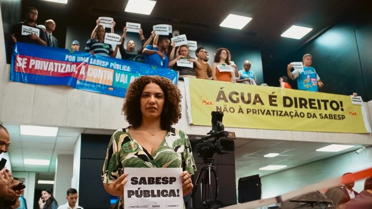 PSOL e PT juntos na Justiça contra a privatização da Sabesp