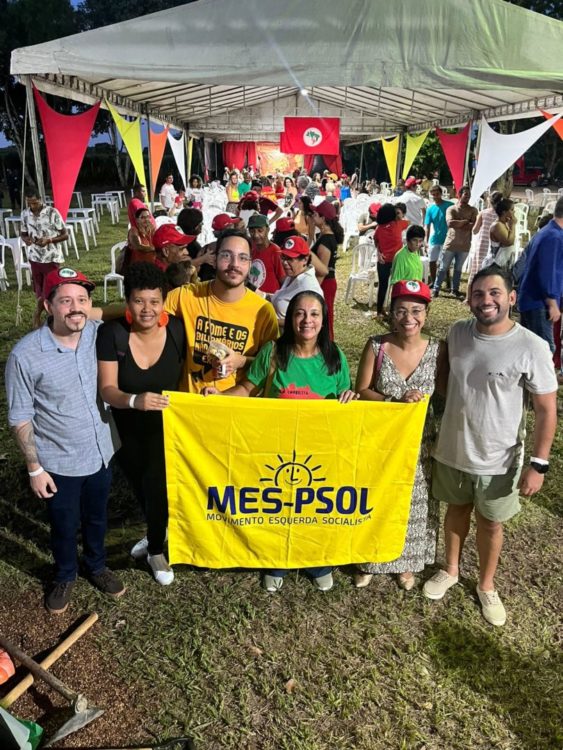 MES/PSOL presente no encontro dos 40 anos do MST no Espírito Santo!