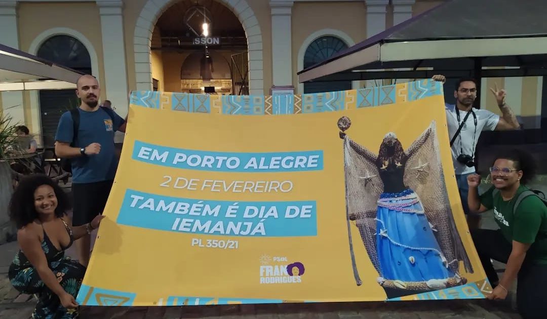 Dois de fevereiro é celebrado como Dia de Iemanjá pela primeira vez em Porto Alegre