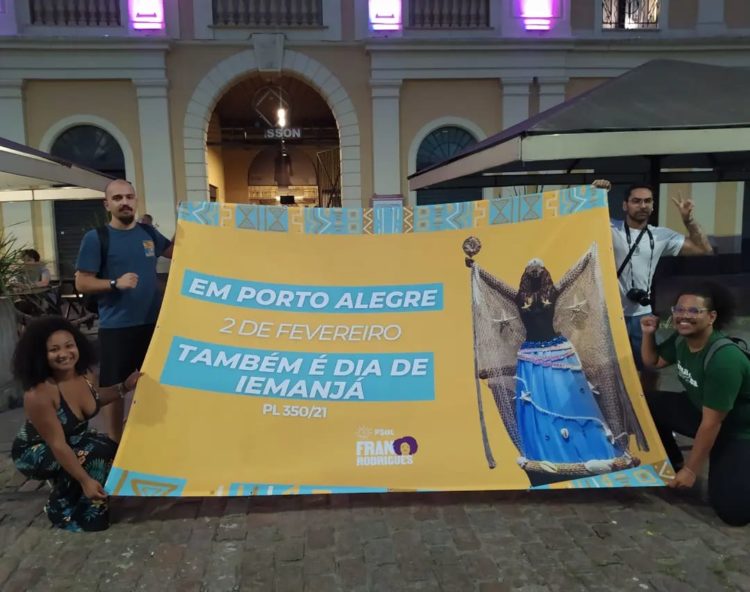 Dois de fevereiro é celebrado como Dia de Iemanjá pela primeira vez em Porto Alegre