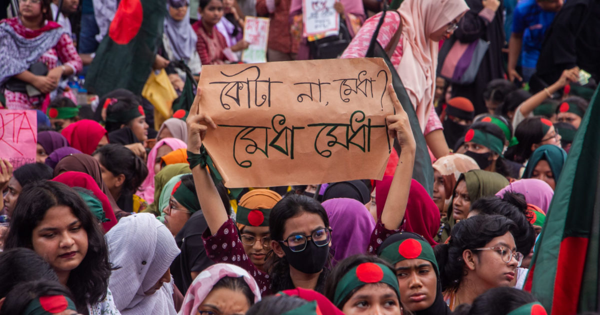 O movimento de protesto de Bangladesh venceu a repressão