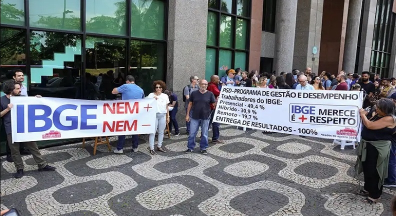 Solidariedade aos trabalhadores do IBGE!