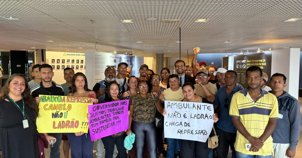 Fábio Felix cobra soluções para ambulantes expulsos da Rodoviária de Brasília