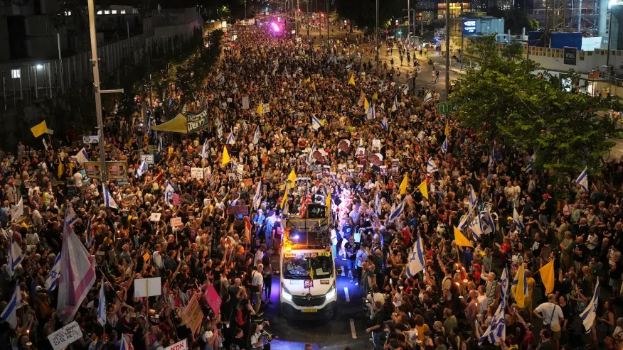 Protestos em Israel exigem acordo de paz para libertação de reféns