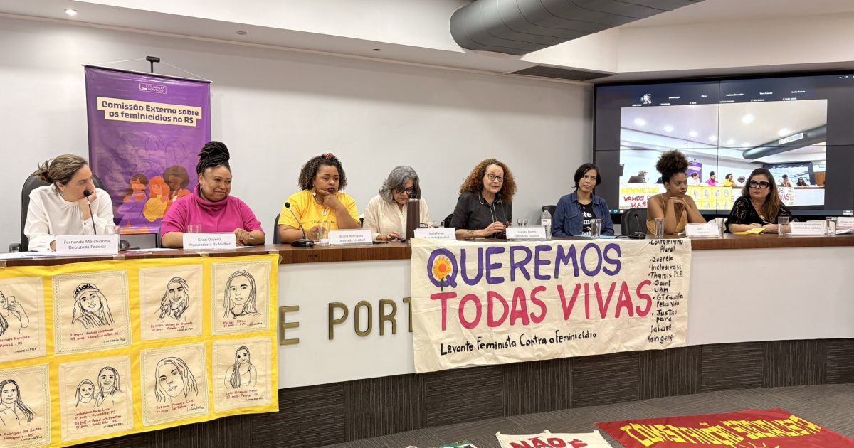 Queremos todas vivas: mudança cultural e política para frear feminicídios no RS