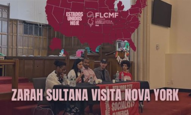 Zarah Sultana visita Nova York