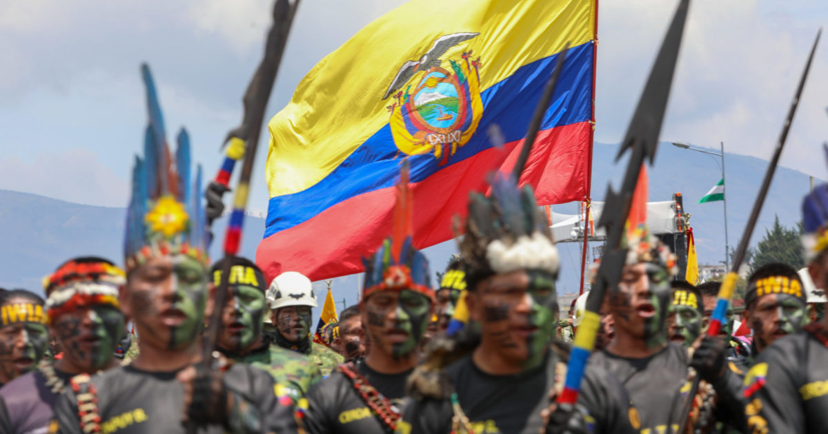 Solidariedade com o povo do Equador! 