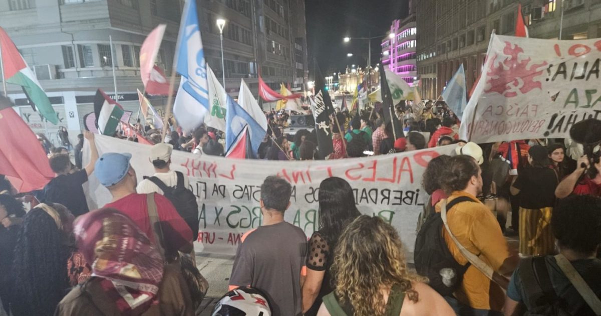 Milhares nas ruas do Brasil exigem: Palestina Livre!